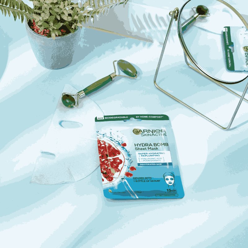 Garnier Hydra Bomb Hyaluronic Acid + Pomegranate Sheet Mask